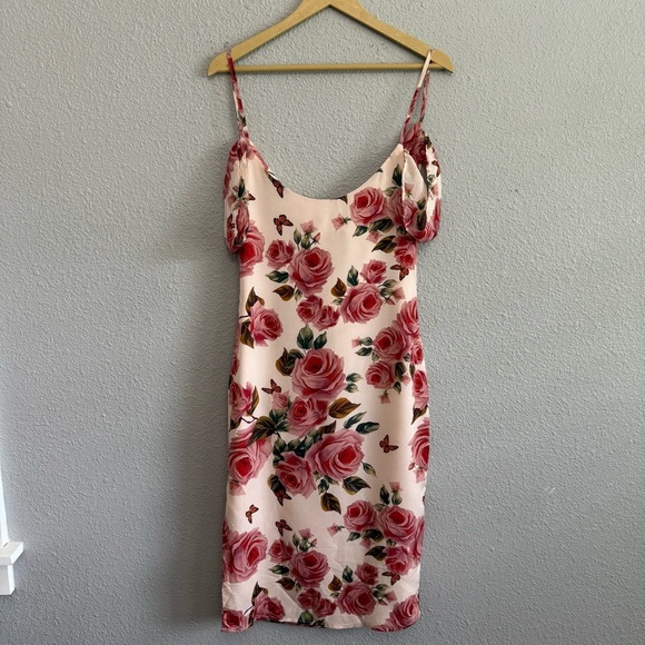 Revolve More To Come Tasha Drape Midi Dress Size Medium NWT - Picture 8 of 9